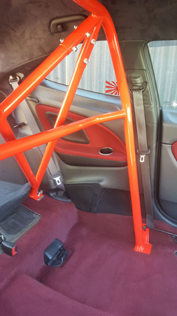 Bolt-in Half Roll Cage Honda Civic VIII White