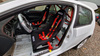 Bolt-in Half Roll Cage Mitsubishi Lancer EVO X Black