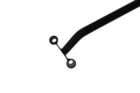 Front upper strut bar BMW X5 E53 Black