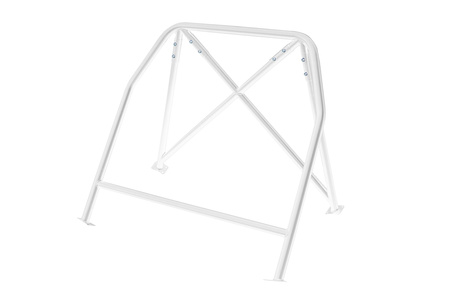 Bolt-in Half Roll Cage Fiat Punto 2 White