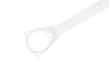 Front upper strut bar Mitsubishi Galant VIII White
