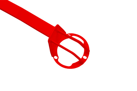 Front upper strut bar Mercedes W124 Red