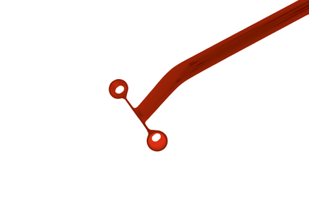 Front upper strut bar BMW X5 E53 Red