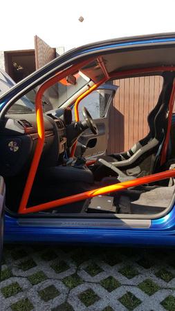 Bolt-in Roll Cage Renault Clio 2 Sport RS White
