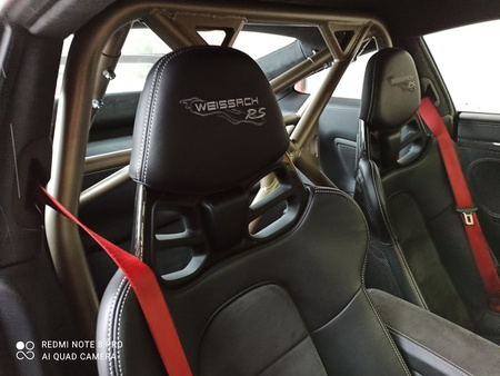 Bolt-in Half Roll Cage Porsche 911 992 991 GT3 RS Black