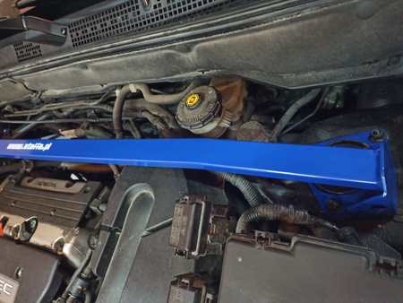 Front upper strut bar Honda CR-V 2 II Red