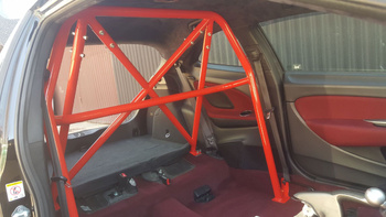 Rollbar skręcana pół klatka Honda Civic VIII Red