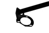 Front upper strut bar Lexus IS 200 Black