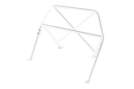 Bolt-in Half Roll Cage BMW 3 E46 Coupe White Black