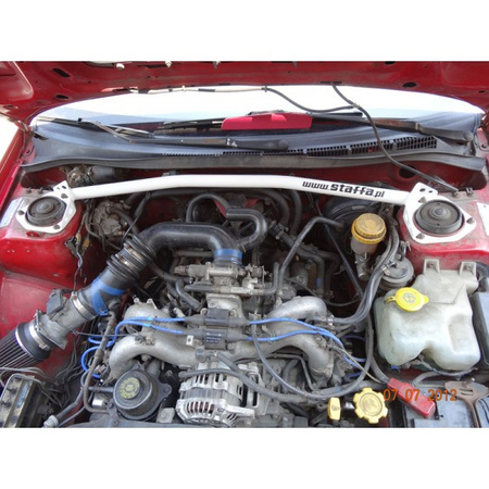 Front upper strut bar Subaru Impreza GC Forester SF Red