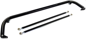 Harness Bar Honda CRX Del Sol Black