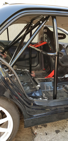 Bolt-in Half Roll Cage Mitsubishi Lancer EVO 7 8 9 Black