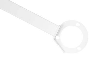 Rear upper strut bar BMW 5 E60 White