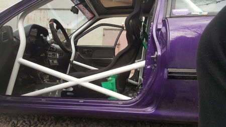 Skręcana klatka bezpieczeństwa Honda Civic IV Black