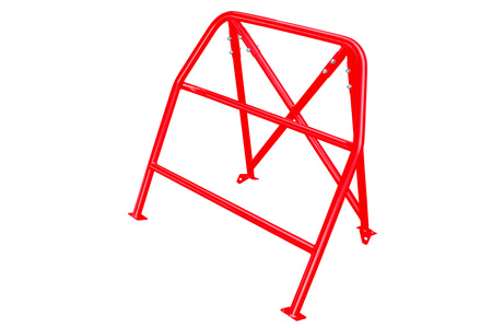 Bolt-in Half Roll Cage Subaru Impreza GD WRX STI Red