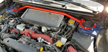 Front upper strut bar Subaru Impreza IV 2015+ Red