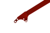 Front upper strut bar Honda Prelude V 5 Red