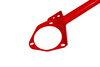 Front upper strut bar Subaru Impreza GC Forester SF Red