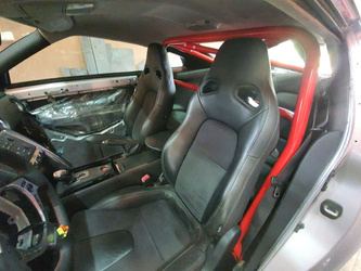 Bolt-in Half Roll Cage Nissan GT-R Black