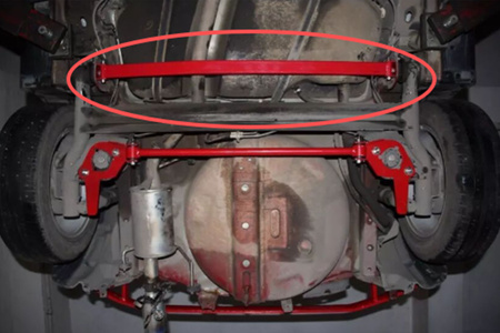 Rozpórka Suzuki Swift III MZ EZ IV NZ AZ tylna dolna Aluminium