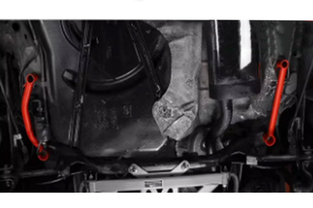 Rozpórka Ford Focus MK2 MK3 tylna dolna Aluminium