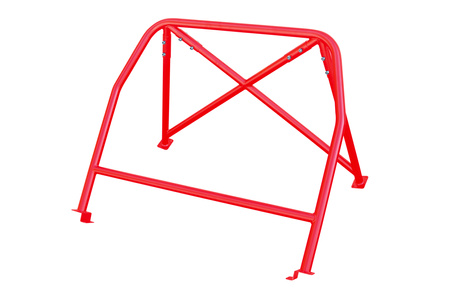 Bolt-in Half Roll Cage VW Golf 2 Red