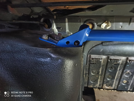 Rear upper strut bar Honda Prelude II 2 Red