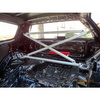 Xbrace c-pillar strut bar Honda Civic VI Black