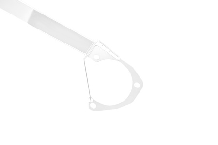 Front upper strut bar Subaru BRZ White
