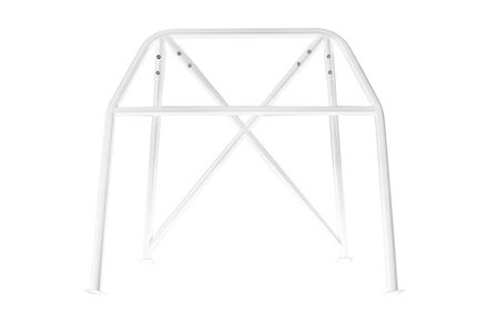 Bolt-in Half Roll Cage Renault Clio 3 Sport White