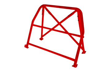 Rollbar skręcana pół klatka Fiat Seicento Cinquecento SC CC Red