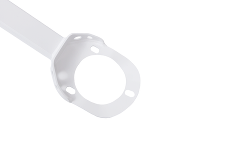 Front upper strut bar BMW 3 E34 White